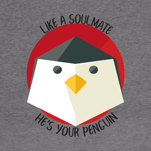 Penguin as a soulmate by ivaostrogonac